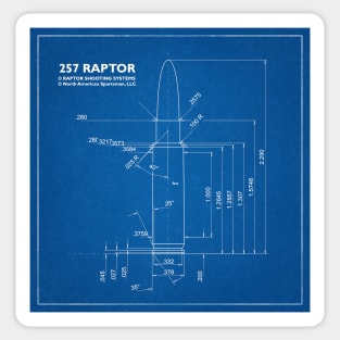 Bullet Diagram Blueprint Sticker